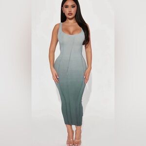 Fashion Nova Ombre Midi Dress - NWOT